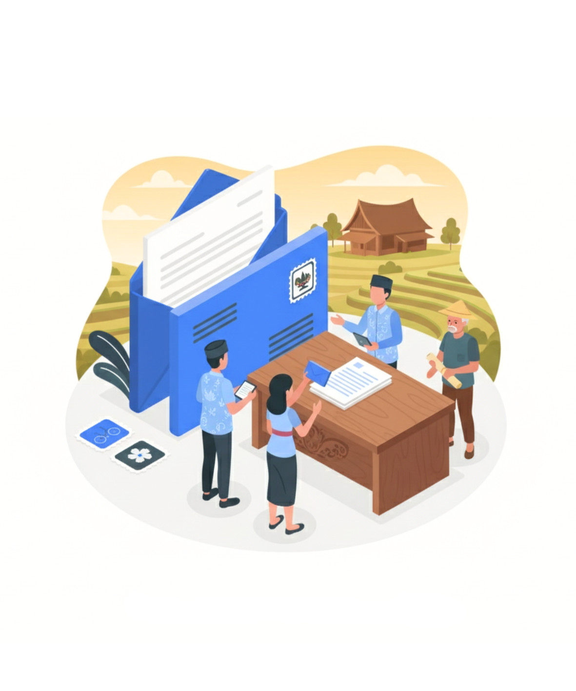 Ilustrasi Background